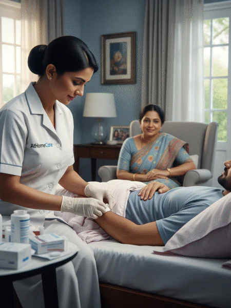 Healing starts at home. Our skilled nurses provide gentle, sterile wound dressing care with compassion and precision—ensuring faster recovery in the comfort of familiar surroundings.